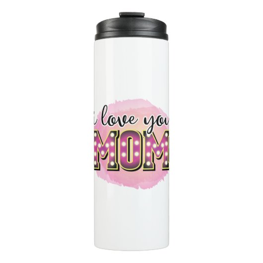 Mutter Geschenk I Liebe Sie Mama Thermosbecher (Vorderseite)