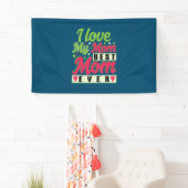 Mutter Geschenk ich Liebe meine Mama Banner (Insitu)