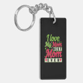 Mutter Geschenk ich Liebe meine Mama Schlüsselanhänger (Vorderseite links)