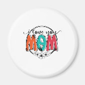 Mutter Geschenk ich Liebe Sie Mutter Magnet (Vorne)