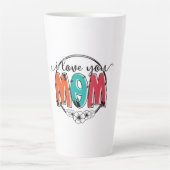 Mutter Geschenk ich Liebe Sie Mutter Milchtasse (Vorderseite)