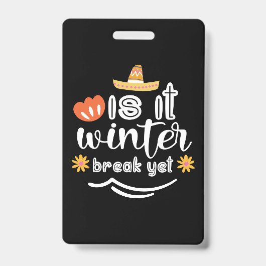 Mutter Geschenk ist es Winter Ausweis (Vorderseite)