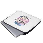Mutter Geschenk Mama Ehefrau gesegnet Leben Laptopschutzhülle (Vorne Knopf)