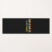 Mutter Geschenk Mama ist mein Held Yogamatte (Vorderseite (Horizontal))