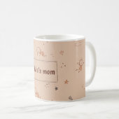 Mutter Geschenk Süße Kinder Kritzel Name Design Kaffeetasse (VorderseiteRechts)