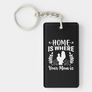Mutter Geschenk Zu Hause ist dort, wo deine Mutter Schlüsselanhänger