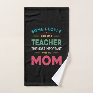 Mutter Geschenke, die manche Leute Lehrerin Mama n Handtuch