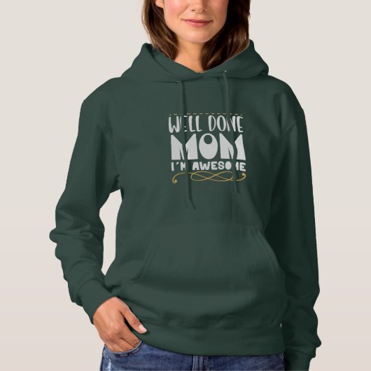 Mutter Geschenke gut gemacht Mama Hoodie (Vorderseite)