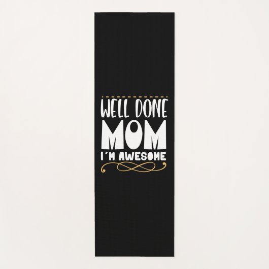 Mutter Geschenke gut gemacht Mama Yogamatte (Vorderseite)