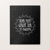 Mutter Geschenke Liebe Mama tolle Arbeit Puzzle (Vertikal)