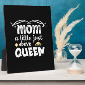 Mutter Geschenke Mama ein wenig oberhalb Königin Fotoplatte (Seite)