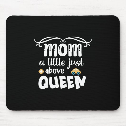 Mutter Geschenke Mama ein wenig oberhalb Königin Mousepad (Vorne)