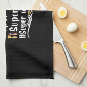 Mutter Geschenke Mama Life Super Tired Geschirrtuch (Viertel Falte)