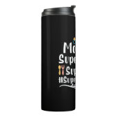 Mutter Geschenke Mama Life Super Tired Thermosbecher (Nach links gedreht)