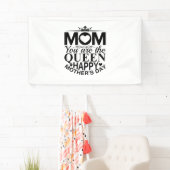 Mutter Geschenke Mama Sie sind die Königin Banner (Insitu)