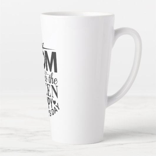 Mutter Geschenke Mama Sie sind die Königin Milchtasse (Rechts)