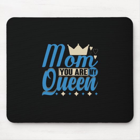Mutter Geschenke Mama Sie sind meine Königin Mousepad (Vorne)