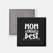 Mutter-Geschenke-Mama weiß am besten Magnet (Vorderseite/Rückseite)