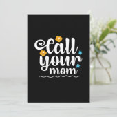 Mutter Geschenke nennen Sie Ihre Mama Einladung (Stehend Vorderseite)