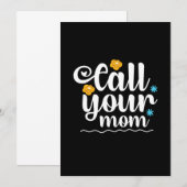Mutter Geschenke nennen Sie Ihre Mama Einladung (Vorne/Hinten)