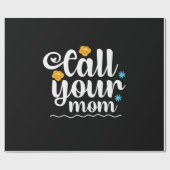 Mutter Geschenke nennen Sie Ihre Mama Geschenkpapier (Flach)