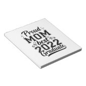 Mutter Geschenke Proud Mama Best 2022 Graduate Notizblock (angewinkelt)
