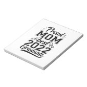 Mutter Geschenke Proud Mama Best 2022 Graduate Notizblock (Rotiert)