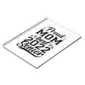 Mutter Geschenke Proud Mama Best 2022 Senior Notizblock (Linke Seite)