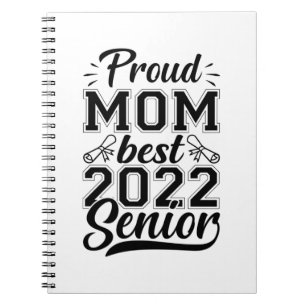 Mutter Geschenke Proud Mama Best 2022 Senior Notizblock