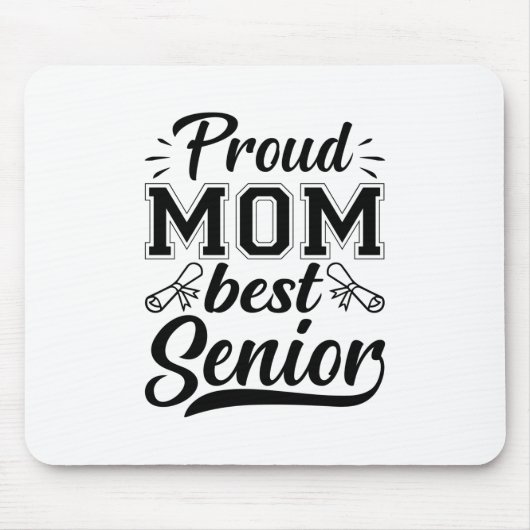 Mutter Geschenke Proud Mama Beste Senior Mousepad (Vorne)