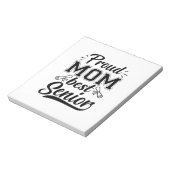 Mutter Geschenke Proud Mama Beste Senior Notizblock (Rotiert)