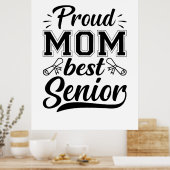 Mutter Geschenke Proud Mama Beste Senior Poster (Küche)