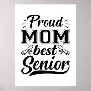Mutter Geschenke Proud Mama Beste Senior Poster