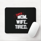 Mutter Geschenke Super Mama und Super-Ehefrau Mousepad (Mit Mouse)