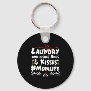 Mutter Geschenkwäsche Kisses Mama Leben Schlüsselanhänger