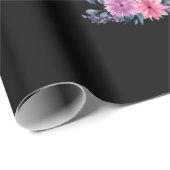 Mutter gesegnet, als Mama und Meme-Blume bezeichne Geschenkpapier (Rolleneckpunkt)