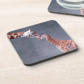 Mutter Getty Bild-| u. Baby-Giraffe Getränkeuntersetzer (Linke Seite)