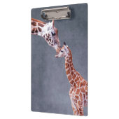 Mutter Getty Bild-| u. Baby-Giraffe Klemmbrett (Links)