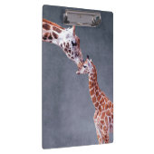 Mutter Getty Bild-| u. Baby-Giraffe Klemmbrett (Rechts)