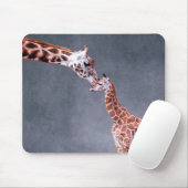 Mutter Getty Bild-| u. Baby-Giraffe Mousepad (Mit Mouse)