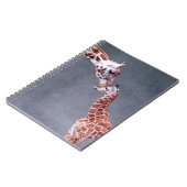 Mutter Getty Bild-| u. Baby-Giraffe Notizblock (Linke Seite)