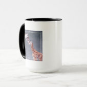 Mutter Getty Bild-| u. Baby-Giraffe Tasse (Vorderseite Links)