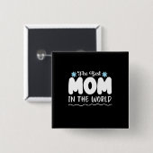 Mutter gibt die beste Mama der Welt Button (Vorne & Hinten)