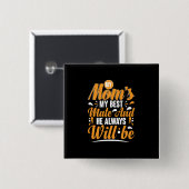 Mutter gibt meiner Mama mein bester Partner ein Ge Button (Vorne & Hinten)