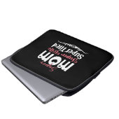 Mutter Gift Super Mama Super Ehefrau Laptopschutzhülle (Vorne Knopf)