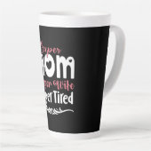 Mutter Gift Super Mama Super Ehefrau Milchtasse (Rechte Ecke)