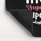 Mutter Gift Super Mama Super Ehefrau Mousepad (Ecke)