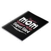 Mutter Gift Super Mama Super Ehefrau Notizblock (Linke Seite)
