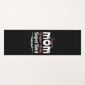 Mutter Gift Super Mama Super Ehefrau Yogamatte (Vorderseite (Horizontal))