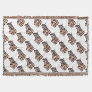 Mutter Giraffe mit Baby Giraffe Decke